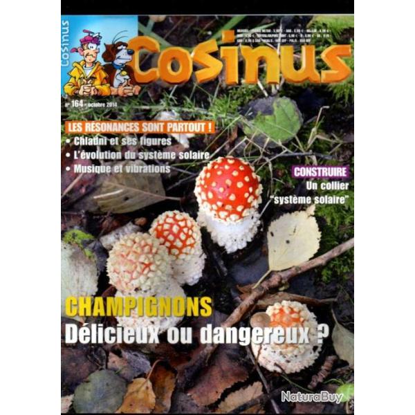 cosinus revue scientifique-histoire tout public , champignons , cristaux, tramway, pigeons, m�t�orit