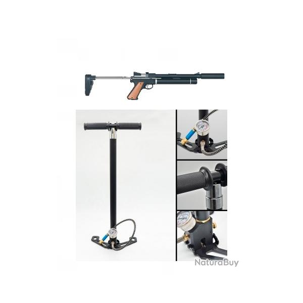 PACK-5 Pistolet PCP Snowpeak PP750L. R�gulateur , suppresseur int�gr�s. Calibre 4,5 mm 14 Joules.