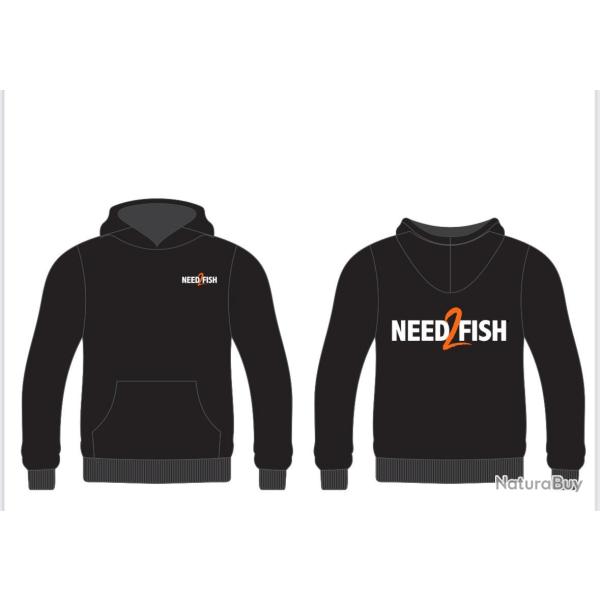 SWEET A CAPUCHE NOIR  NEED2FISH - XL
