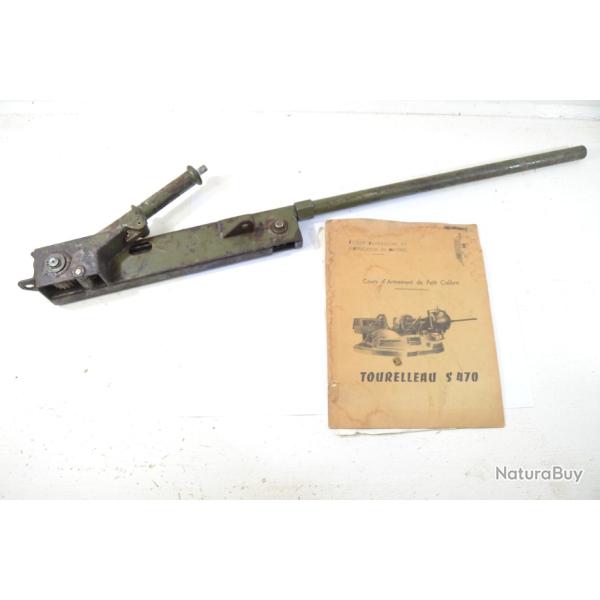 Dispositif de r�armement pour tourelle S470, char AMX13 et v�hicule similaire. Mitrailleuse 12.7