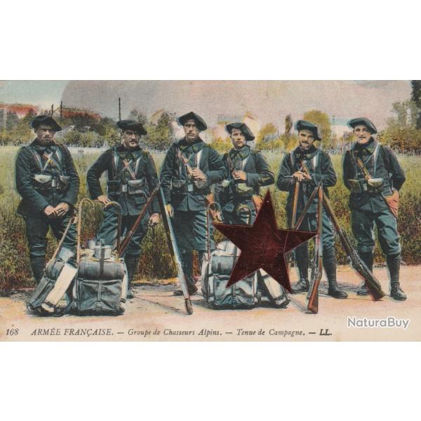 CPA - Militaire- L ARM�E  FRAN�AISE -Groupe  de  Chasseurs Alpins  N�893