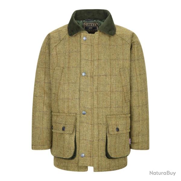 Manteau Enfant en Tweed Vert Clair - �l�gance & Confort 2/3 ans