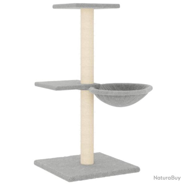 Arbre � chat meuble tour grimper jouet grattage grattoir escalade plateforme avec griffoirs en sisa