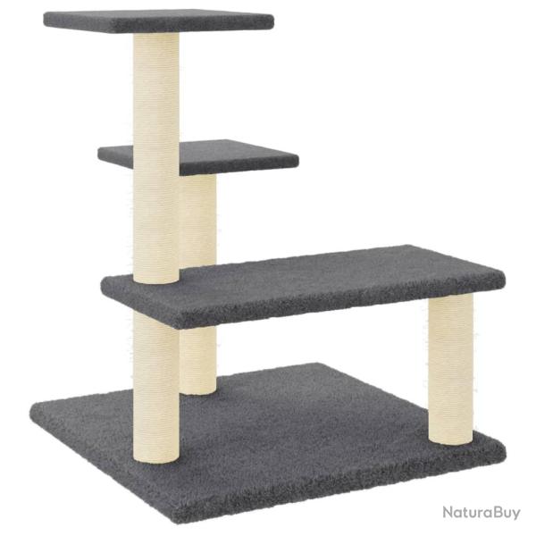 Arbre � chat meuble tour grimper jouet grattage grattoir escalade plateforme avec griffoirs en sisa