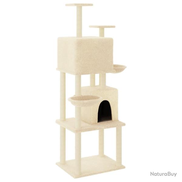 Arbre � chat meuble tour grimper jouet grattage grattoir escalade plateforme avec griffoirs en sisa
