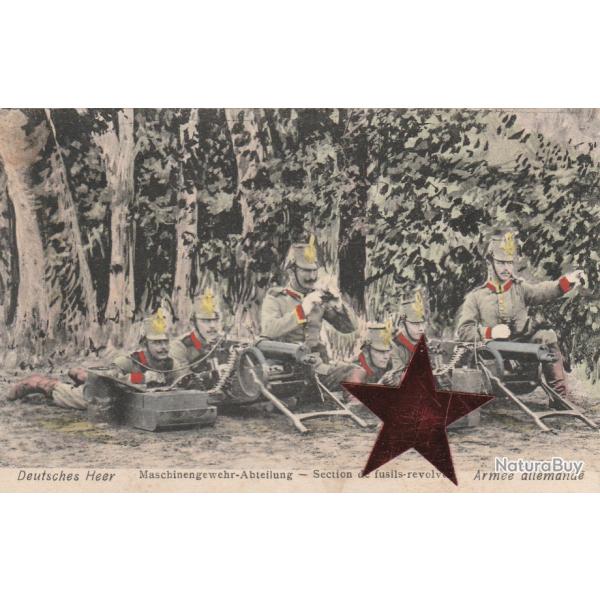 CPA - Militaire- L ARM�E  Allemande -Deutsches Heer Maschinengewehr-Abteilung  N�315