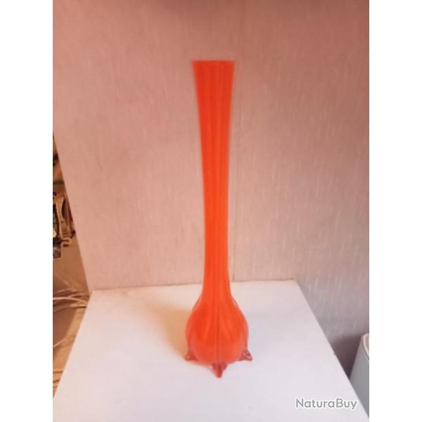 vase soliflore hauteur 35 cm orange