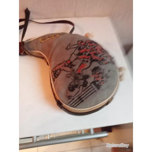 gourde ancienne d'espagne 28 cm x 14 cm