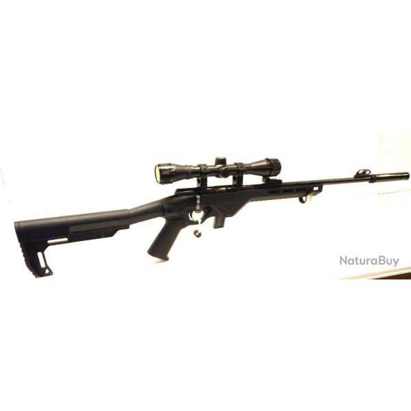 CARABINE CITADEL MODELE TRAKR - CAL.22LR - CANON 46 CM + LUNETTE 4*32+ SILENCIEUX + FOURREAU