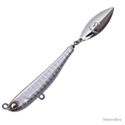 Jig Megabass Makippa 40 -UV Silver avec hameçons