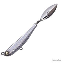 Jig Megabass Makippa 40 -UV Silver avec hame&ccedil;ons
