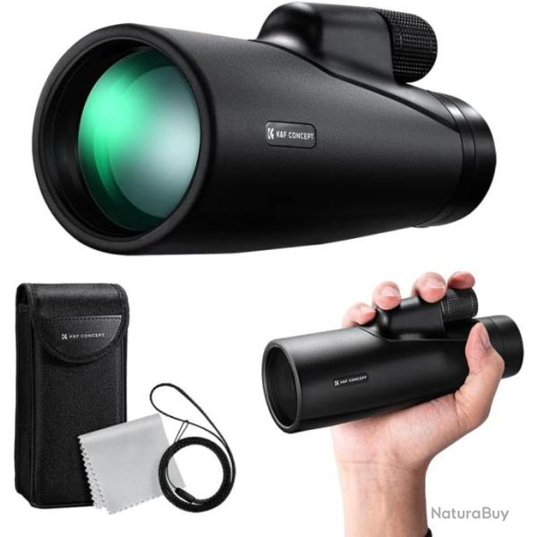 T�lescope Monoculaire 12X50 HD Lentilles Rev�tement Multicouche BAK4 Prisme Interface Tr�pied