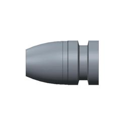 Moule &agrave; quatre cavit&eacute;s - ogive 9mm - 357-125 HP PB de calibre .357" - Laiton