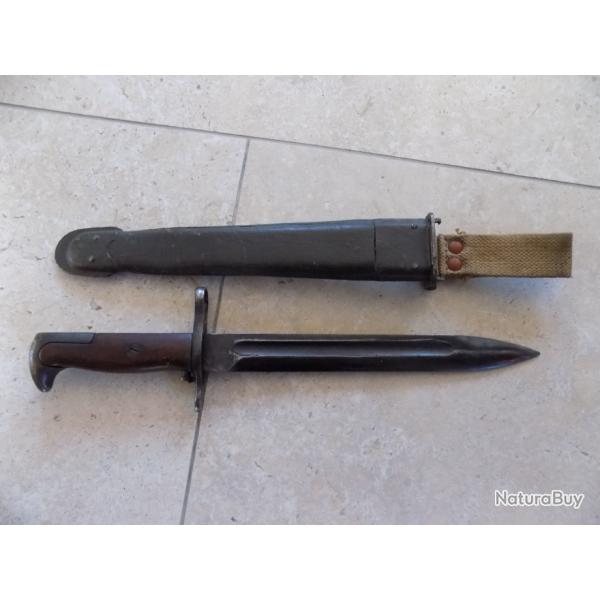 Ba�onnette italienne Garand M-52 sous licence (Beretta et Breda)