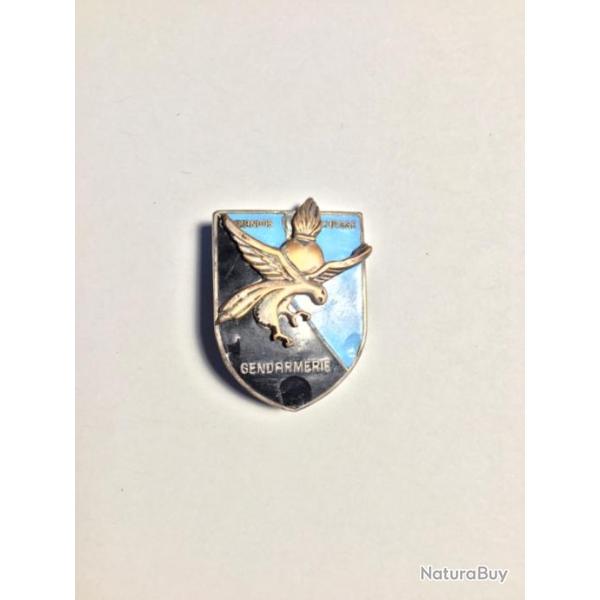 Tr�s rare insigne Commandos de chasse Gendarmerie