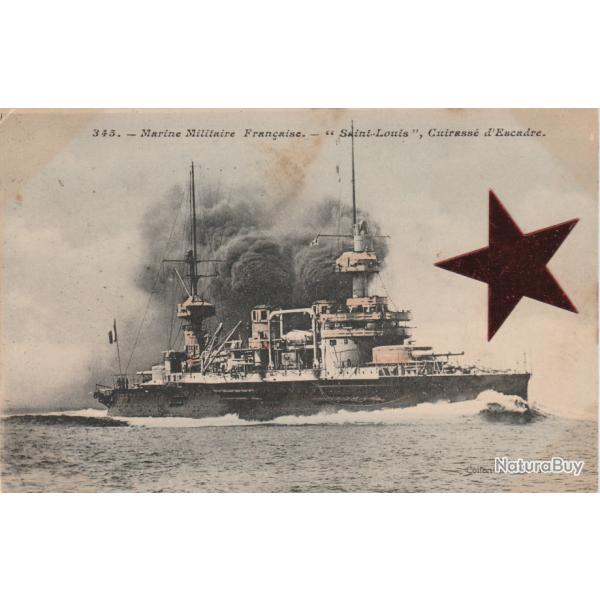 CPA - MARINE Militaire Fran�aise -Saint-Louis ,Cuirasse d'Escadre N�068