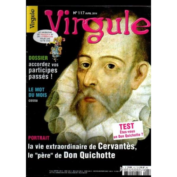 la vie extraordinaire de cervant�s  revue virgule le magazine de fran�ais et de litt�rature