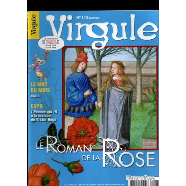 le roman de la rose ,   revue virgule le magazine de fran�ais et de litt�rature