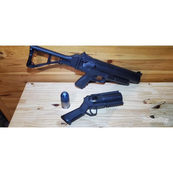 Lots de deux lance grenade 40mm airsoft