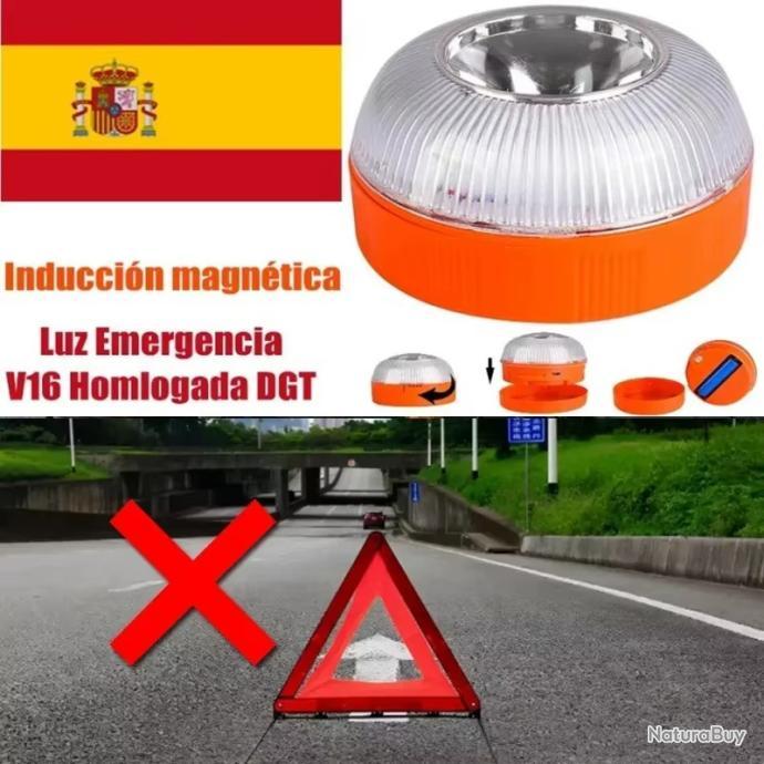Triangle De Sécurité Lumineux Pour Véhicule - 30W - Feux COB Et LED - Alimentation Batterie Ou USB - Pour Panne, Urgence