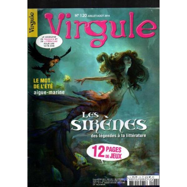 les sir�nes des l�gendes � la litt�rature revue virgule le magazine de fran�ais et de litt�rature