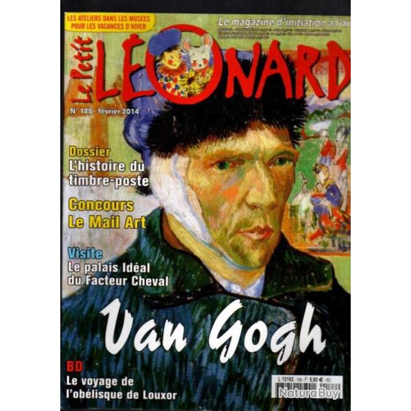 le petit l�onard van gogh, histoire timbre poste, palais du facteur cheval, le mail art ob�lisque de