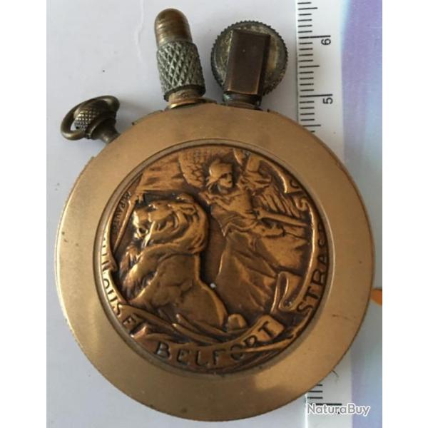 briquet 14 18 ALSACIENNE et LION  artisanat de tranch�e WW 1
