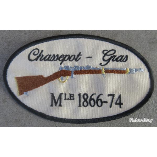 �cusson brod� Mousqueton CHASSEPOT GRAS Mod�le 1866-74 fusil carabine cavalerie chasse blouson club