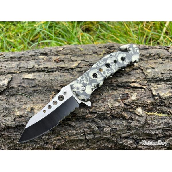 Couteau � Ouverture Assist�e "Catacombes" - Design Audacieux et Fonctionnalit�