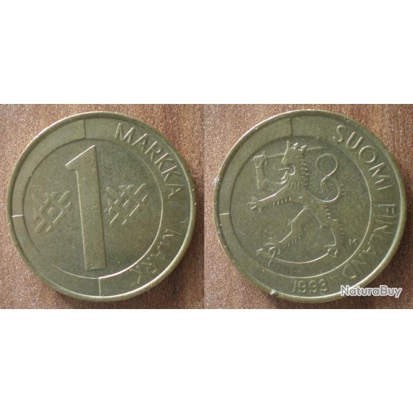 Finlande 1 Markka 1993 Piece Lion Mark