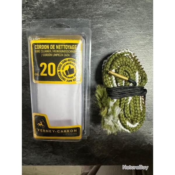 Cordon de nettoyage neuf calibre 20 de marque Verney-Carron.