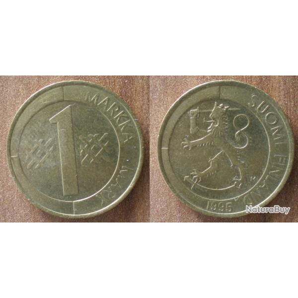 Finlande 1 Markka 1995 Piece Lion Mark