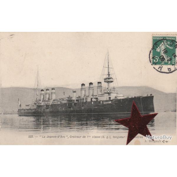 CPA - MARINE DE GUERRE -" LA JEANNE-D'ARC " Croiseur de 1er classe - N�108