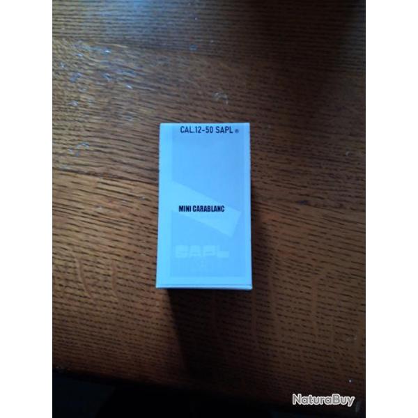 SAPL 2 boite mini carablanc  cal 12/50 20 unit�s