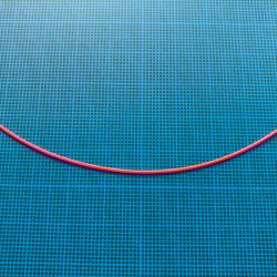 Fibre optique rouge 10cm x 0,75mm