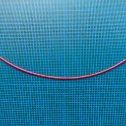 Fibre optique rouge 10cm x 0,75mm