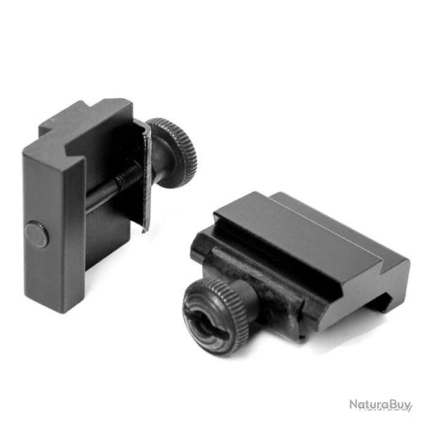 2 ADAPTATEURS RAIL 20mm VERS 11mm - LIVRAISON GRATUITE