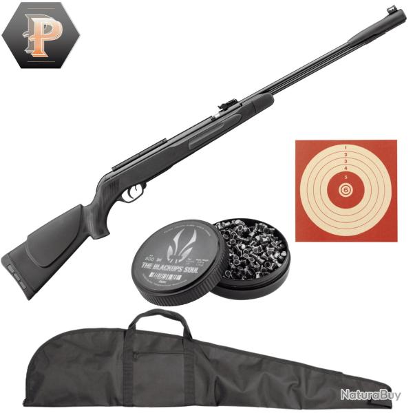 Carabine � plombs Gamo CFX Cal. 4.5 mm-19,9 J + plombs + cibles + fourreau