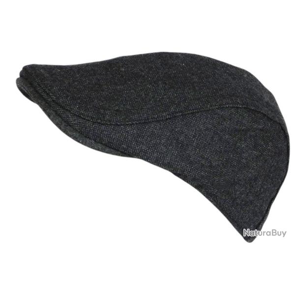 Casquette Beret Noir Chin� en Laine Hipster Taille R�glable Nylney Taille unique Noir