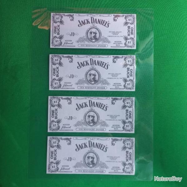 planche � billet JACK DANIEL'S  BILLET DOUBLE FACE