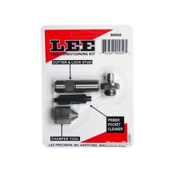LEE CASE CONDITIONING KIT (cutter&lock stud/chamfer tool/primer pocket cleaner)