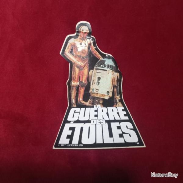 RARE  autocollant STAR WARS 1977