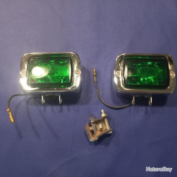 superbe paire de feu rtro  pour moto