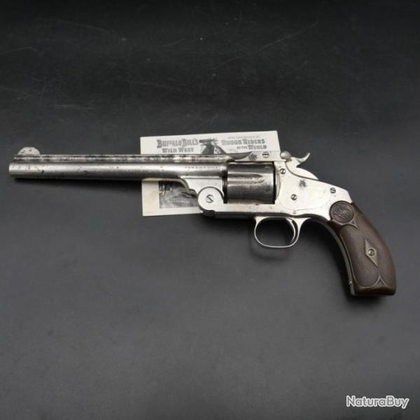 Rare Smith Wesson num�ro 3 canon de 8'' nickelage d'origine calibre 44RU