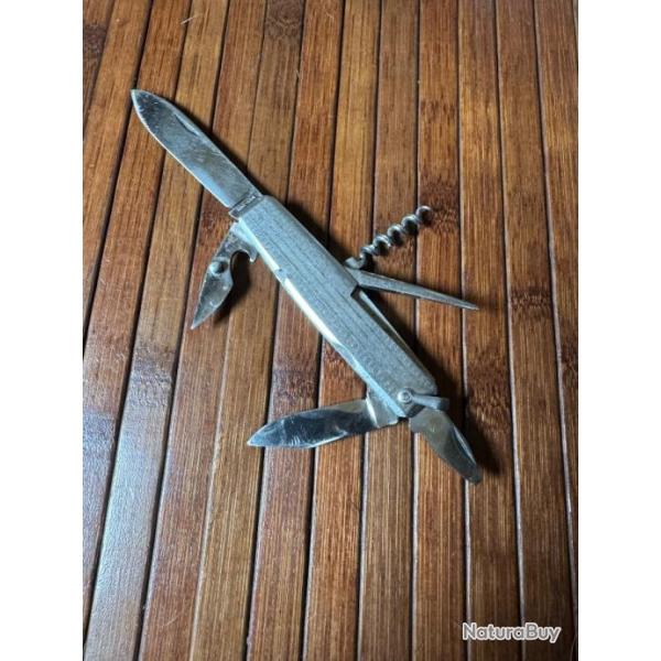 COUTEAU COLLECTION VINTAGE FRAN�AIS  6 FONCTIONS TOUT ACIER