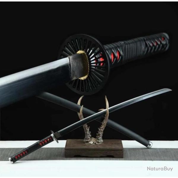 Katana Tanjiro Kamado (Acier au carbone 1060) - Tranchant (4)