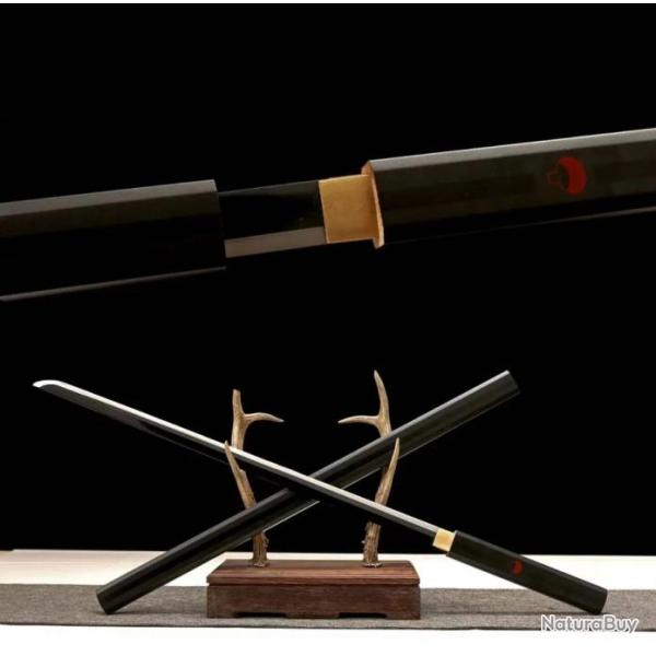 Katana Kusanagi Sasuke (Acier au Carbone 1060) - Tranchant (2)