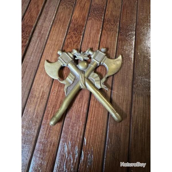 INSIGNE SAPEUR POMPIER LOUIS PHILIPPE NAPOL�ON lll SECOND EMPIRE