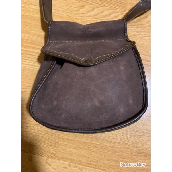 Sac � cartouches en cuir