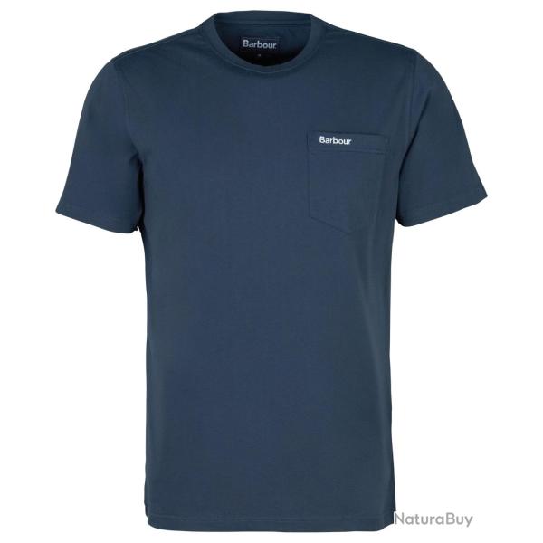 T shirt Langdon Pocket Tee Couleur Bleu fonc�